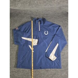 REEBOK On Field Mens Blue Winter Authentic Sideline NFL Jacket Size XL